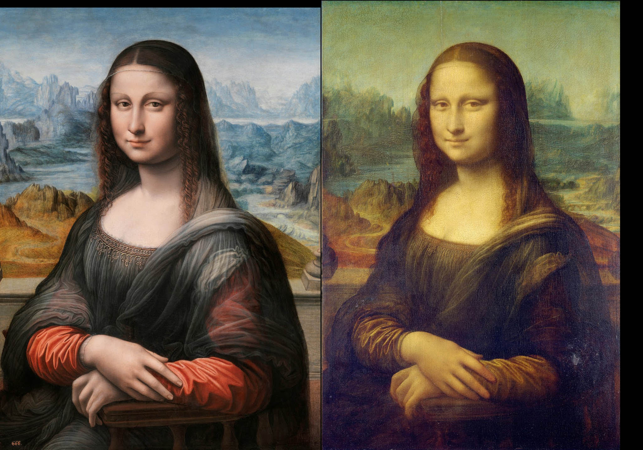 Sterographic Pair of the Mona Lisa